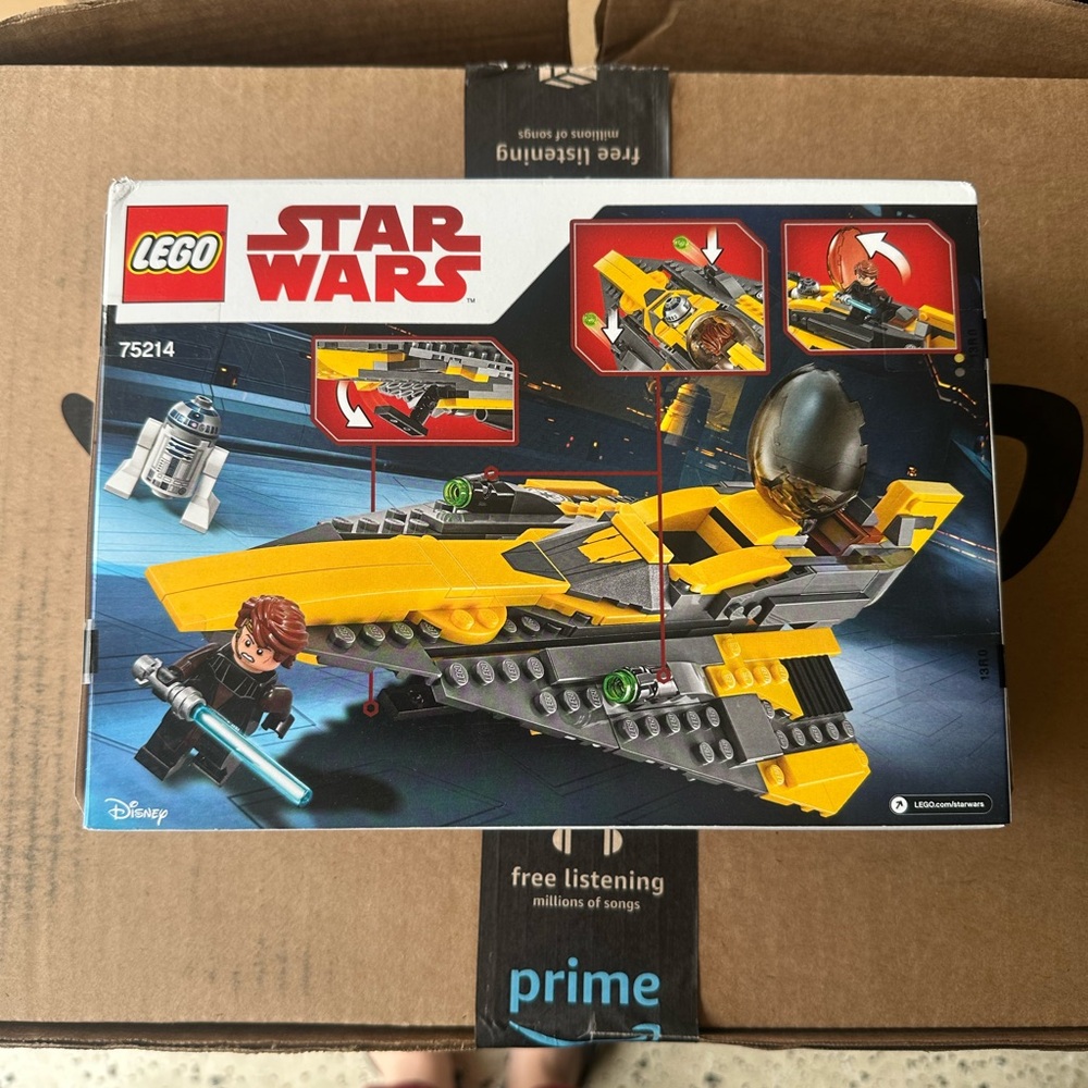 LEGO 75214 Anakin's Jedi Starfighter- Factory retired sealed set. New in box!